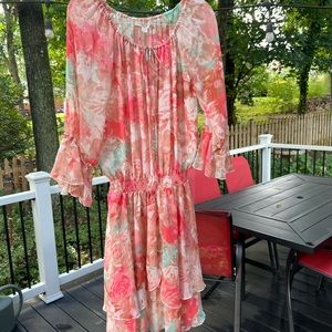 Boston Proper Floral Dress